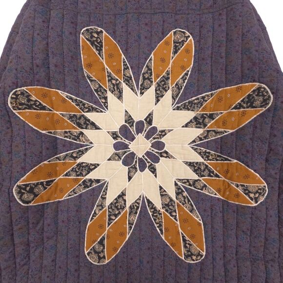 NEW Cleo + Wolf Quilted Patchwork Jacket Oversized Shacket Western Boho Prairie - Picture 6 of 13